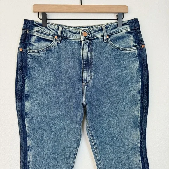 NWT Wrangler Westward 626 Bootcut Jeans Two Tone Side Stripe Size 31 x 30 - Picture 5 of 14